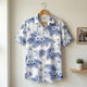 Dog Lovers Toile De Jouy Style Custom Photo - Personalized Hawaiian Shirt