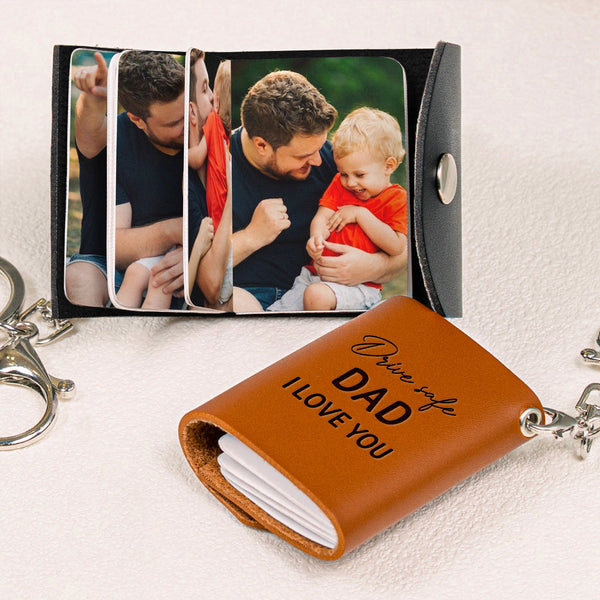 Drive Safe. Dad, I Love You - Personalized Keychain