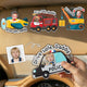 Father's Day Gifts, Drive Safe, Daddy, Papa, Mommy, Grandma - Custom Kids' Face - Personalized Car Visor Clip