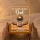 Football Dad We Scored The Best Dad - Personalized Night Light