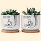 First My Daughter Forever My Friend Gift For Daughter, Niece - Personalized Plant Pot