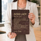 Personalized Funny Definition Leather Clipboard, Gag Gift for Boss & Coworker