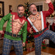 Funny Santa Elf Hairy Belly Ugly Christmas Sweater, Hilarious Gag Gift for Holiday Party