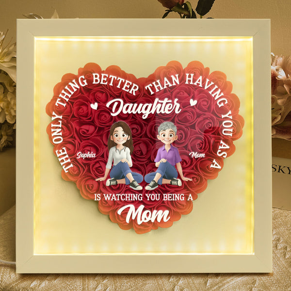 Gift For Daughter Granddaughter Sister Gift For New Mom - Personalized Shadow Box