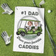 Gift From Your Favorite Caddies For #1 Golf Dad - Personalized Golf Towel