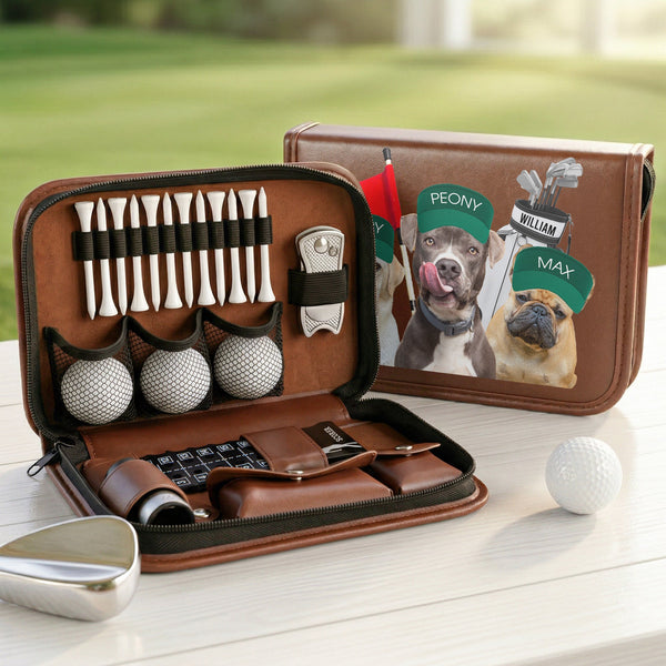 Golf & Dog Lovers - Favorite Caddy Dog Dad Gifts - Personalized Golf Bag
