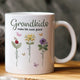 Grandkids Make Life More Grand Patchwork Flowers - Personalized Mug