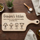 Grandma's Kitchen Doodle- Personalized Cutting Board
