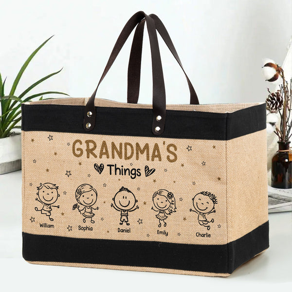Grandma's Things - Personalized Tote Bag