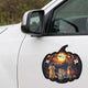 Personalized Happy Halloween Pumpkin Car Magnet