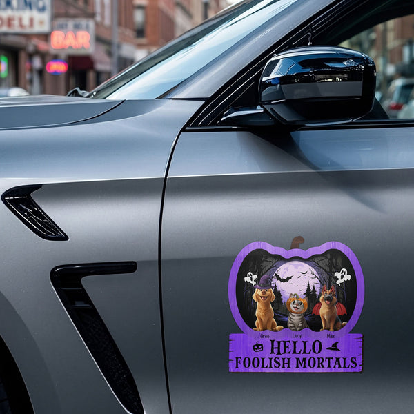 Happy Howloween Pumpkin - Personalized Bumper Sticker