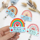 Hello My Name Is....Gift For Teacher - Personalized Acrylic Badge Reel