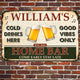 Home Bar - Personalized Metal Sign