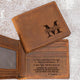 I Love You Gift For Husband, Boyfriend - Personalized Wallet