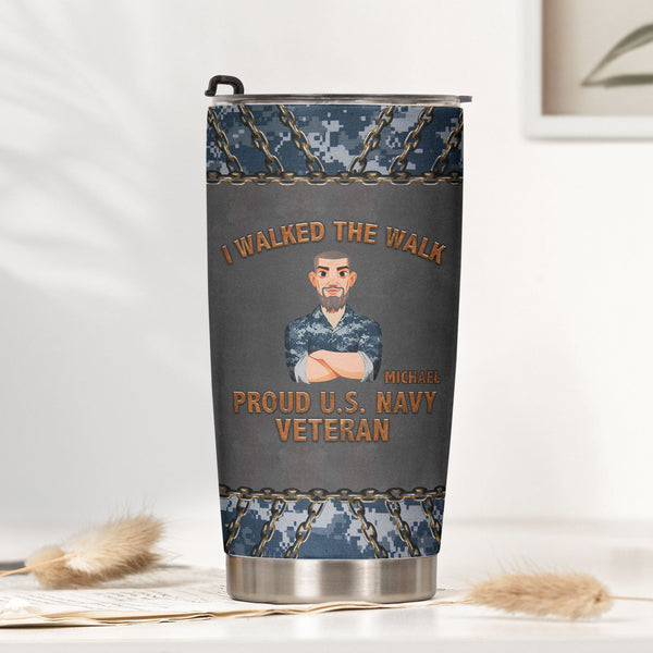 Veteran 250 Years Of Freedom - Personalized Tumbler