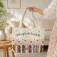 Just A Girl Who Loves Books - Custom Name, Quote & Birth Flower - Personalized Tote Bag