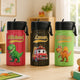 Kid Cartoon Dinosaurus Vehicles - Personalized Water Bottle