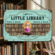 Little Book Box/ Free Library - Personalized Metal Sign