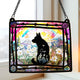Loss Of Dog In Loving Memory - Personalized Window Hanging Suncatcher Ornament