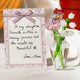Message Gift Glass Flower Bouquet - Personalized Glass Flowers