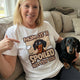 Mom Of A Spoiled Rotten Dog - Retro Dog Version - Personalized Shirt