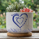 Mom Grandma Hearts Custom Kids' Names - Personalized Ceramic Plant Pot