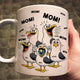 Mother's Day Gifts, Funny Mommy Mug - Mom Mom Mom Seagull - Personalized Mug