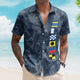 Name In Nautical Flag - Personalized Hawaiian Shirt