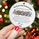 Custom Team Christmas Lights Ornament - Funny Employee Appreciation Gift