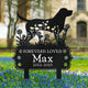Pet Lover Gift Dog Garden Metal Stake - Personalized Garden Stake