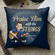 Praise Him With The Strings - Personalized Pillow