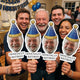 Retirement Fan Sign For Party With Face Officially Retired Congratulations - Personalized Fan