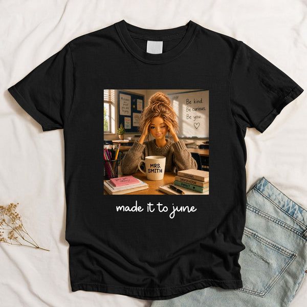 Teacher Doll Face Meme End Of Year - Personalized Shirt | Funny Last Day Of School Gift For Teachers