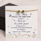 Thank You Mom Gift Mother's Day Gift For Her Custom Birthstone - Personalized Bracelet