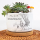 Thank You Teacher Gifts For Teacher Friend - Personalized Plant Pot