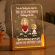 The Best Mommy Belongs To Me First Mom New Mom Gift - Personalized Night Light