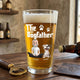 The Dogfather - Personalized Beer Glass
