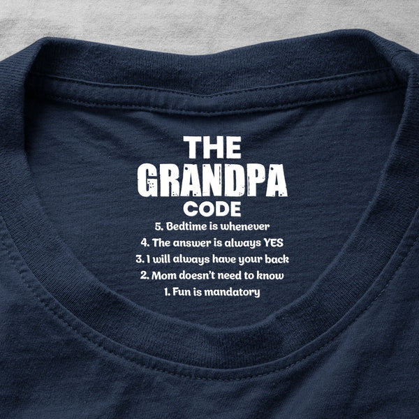 The Grandpa Code - Personalized Shirt