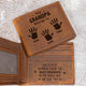 This Grandpa Belongs To We Love You - Personalized Leather Wallet
