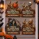 Personalized This Is My Happy Place Metal Sign - Funny Halloween Decor