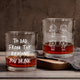 To Dad From The Reasons You Drink - Personalized Whiskey Glass