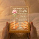 To My Daughter From Mom Dad - Personalized Night Light