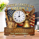 USA 250th Anniversary - Personalized Acrylic Desk Clock
