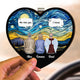 We Miss You I'm Always With You - Personalized Wooden Car Visor Clip