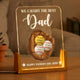 We Caught The Best Dad, Father's Day - Personalized Night Light