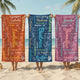 Word Art Names For Summer - Personalized Beach Towel