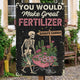 You Would Make Great Fertilizer Dark Humor Yard Decor - Personalized Metal Sign