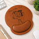 Custom Photo Sketch Line Art Father's Day - Personalized Mouse Pad | Custom Desk Gift