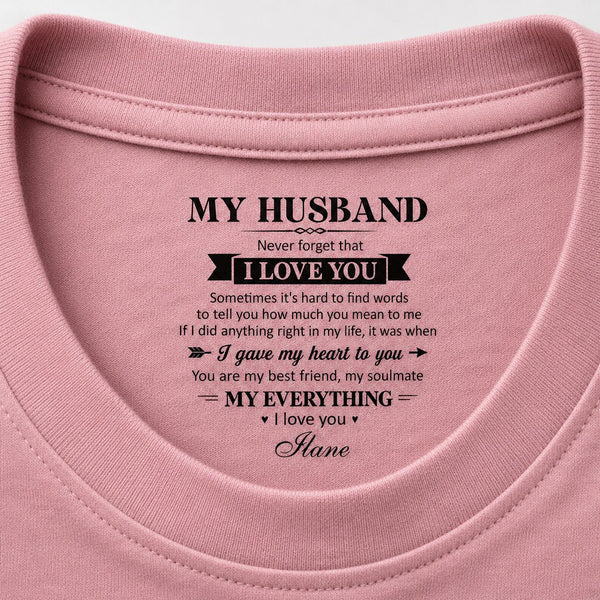You Are My Best Friend, My Soulmate Hidden Message For Him, Her - Personalized Shirt | Romantic Matching Gift For Couples