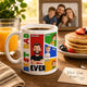 Best Dad Ever Arcade Theme - Personalized Mug | Fun Retro Gamer Gift For Dad